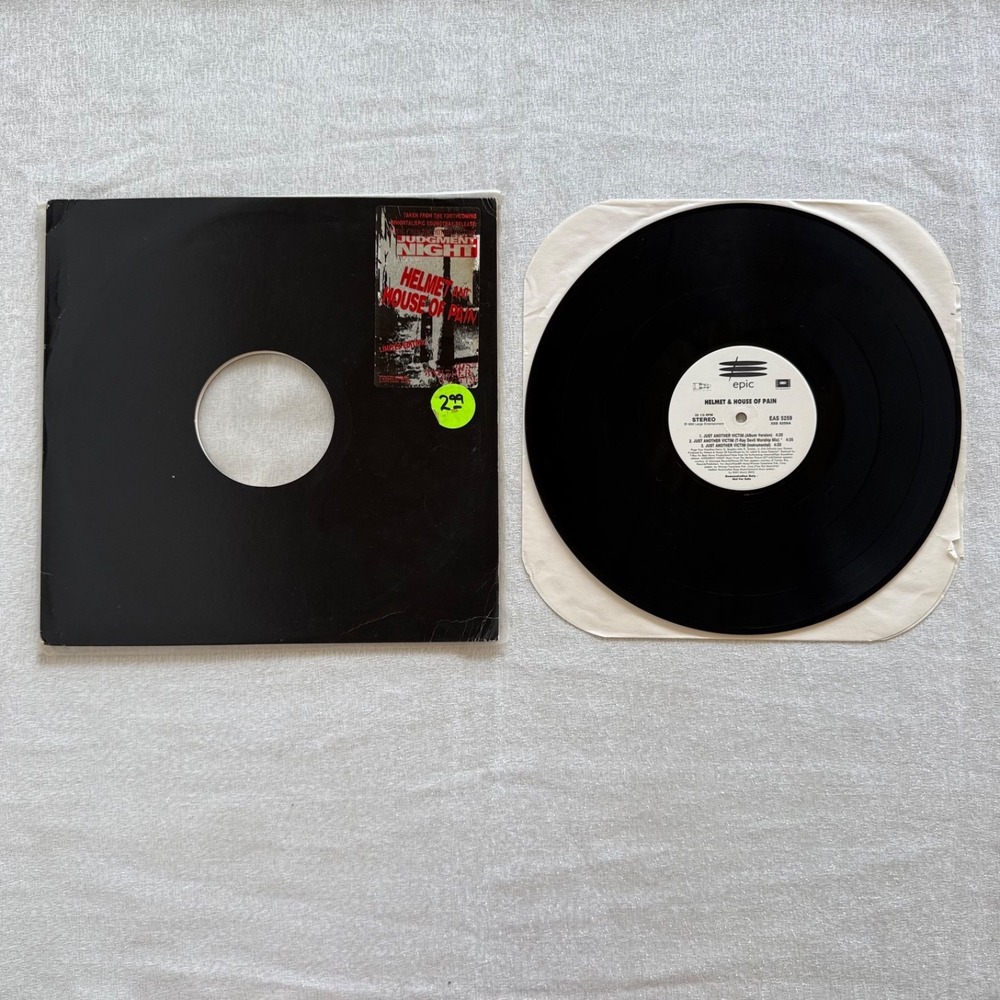 Helmet House Of Pain Just Another Victim 12" Vinyl PROMO Judgment Night OST